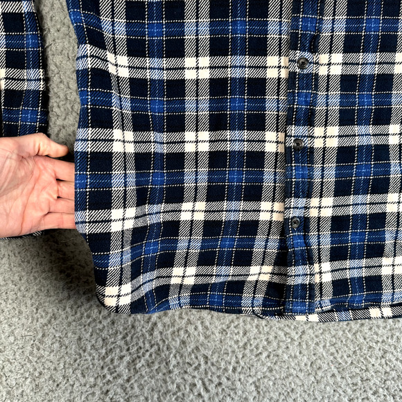 Orvis Shirt Men's XL Plaid Shacket Button Up Plaid 100%‎ Cotton Jacket Outdoors - Picture 3 of 12